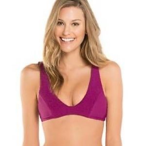 *NWT* Tori Praver Seafoam ruched triangle bikini